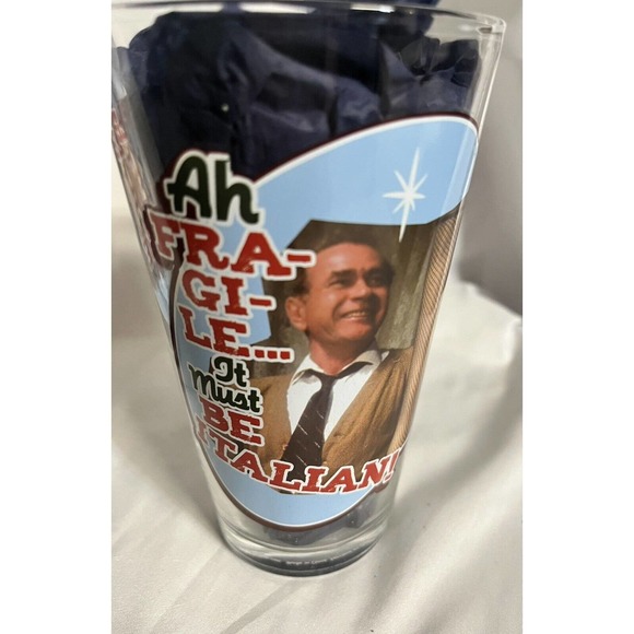 A Christmas Story Movie Pair of 2 16 oz Pint Glasses Christmas Party Barware - Picture 4 of 5